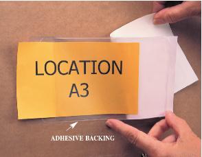 Vinyl Envelopes with Adhesive Backing