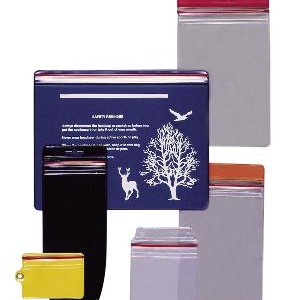 Custom Designed Reusable Zip-Close Vinyl Envelope
