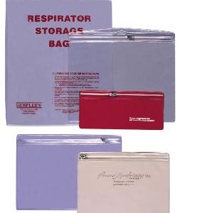 Custom Designed Reusable Zip Close Vinyl Envelope with Metal Slider